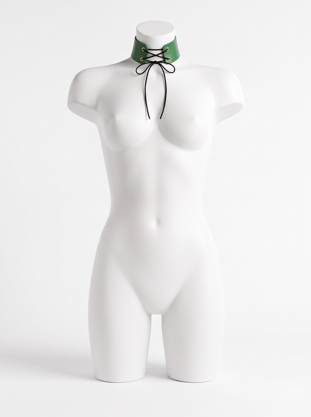 HIMO LEATHER NECK CHOKER SLIP