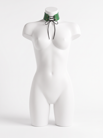 HIMO LEATHER NECK CHOKER SLIP